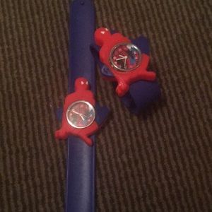 Spider-Man snap on kids watch